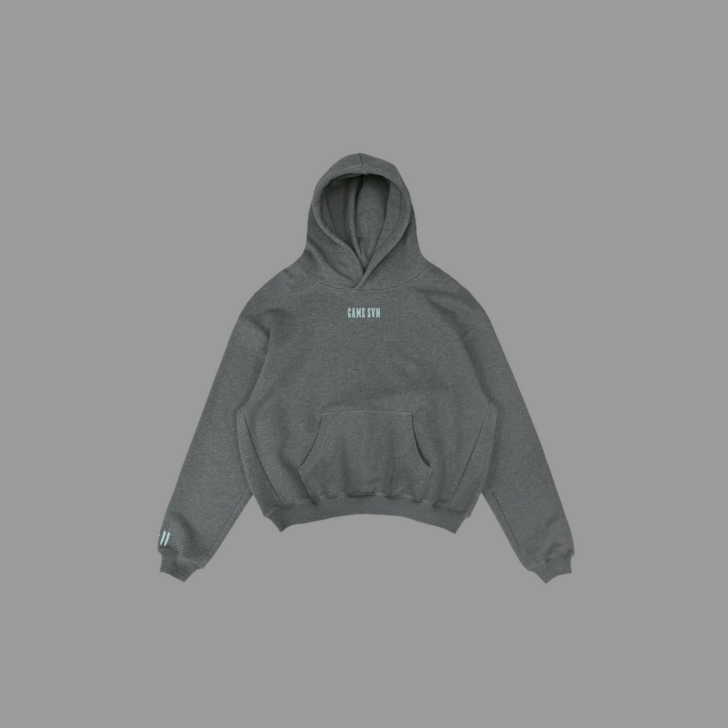 Game Svn “Pre game” oversized Hoodie “Charcoal grey”