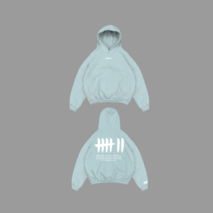 Game Svn “Pre game” oversized Hoodie “Pastel blue”