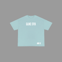 Load image into Gallery viewer, Game Svn “Pre game” oversized Tee “Pastel blue”