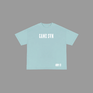 Game Svn “Pre game” oversized Tee “Pastel blue”